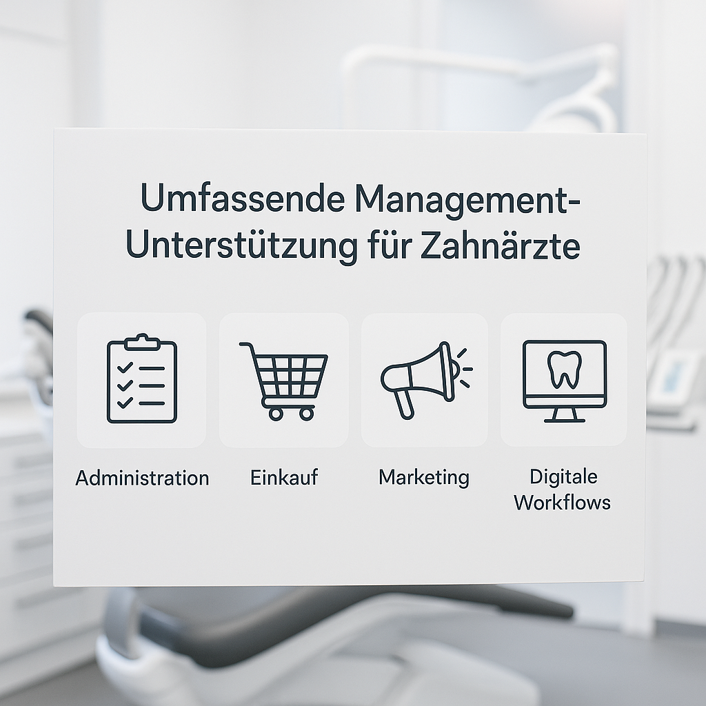 Umfassende Management-Unterstützung für Zahnärzte